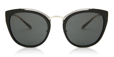 prada 4bk5o0|Prada PR 20US 4BK5O0 Sunglasses in Silver/Black.